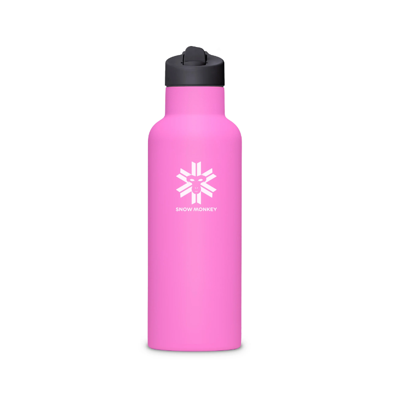 Flaška Go-getter 0,6 L Candy pink Snow Monkey