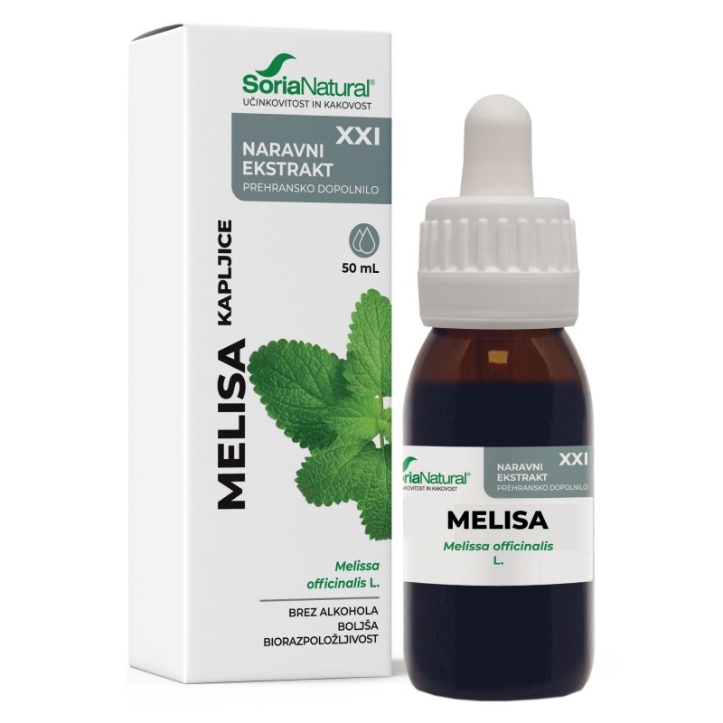 Kapljice melisa 50ml Soria Natural