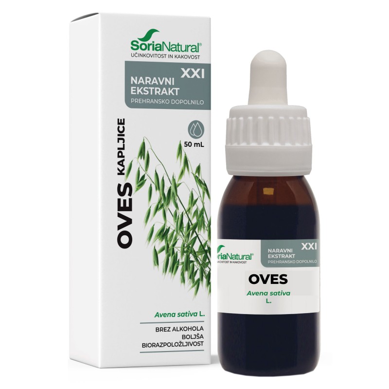 Kapljice oves 50ml Soria Natural
