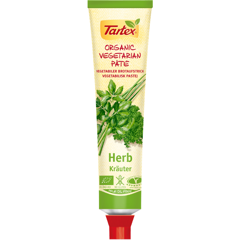 Rastlinska pašteta z zelišči 200g Tartex