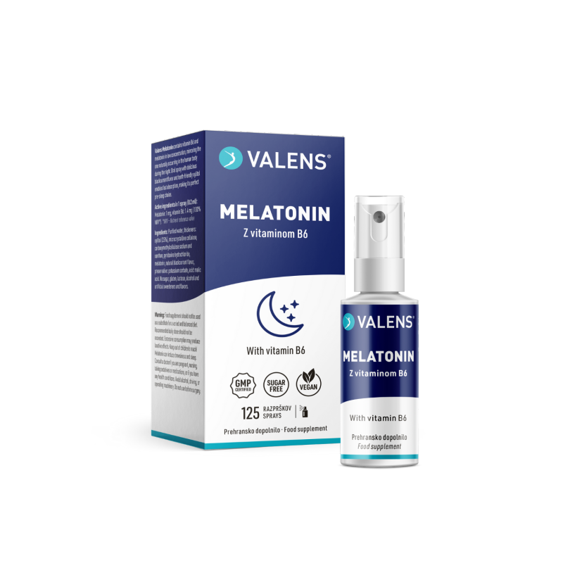 Melatonin v spreju 25ml Valens