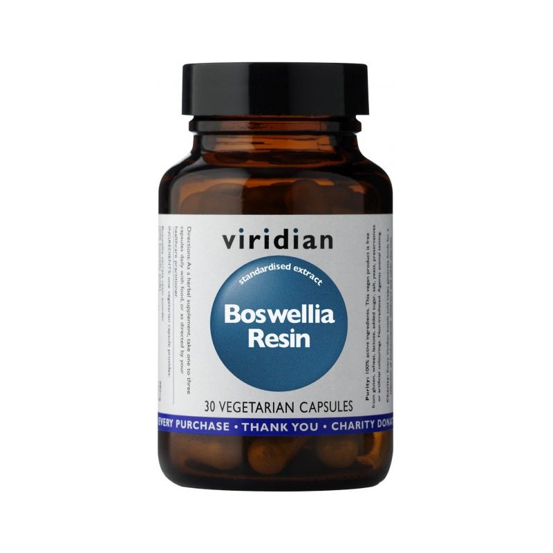 Bosvelija smola 30 kapsul Viridian