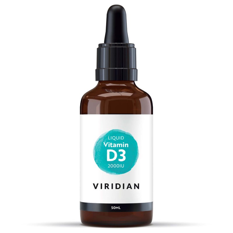 Tekoči D3 vitamin 50ml Viridian