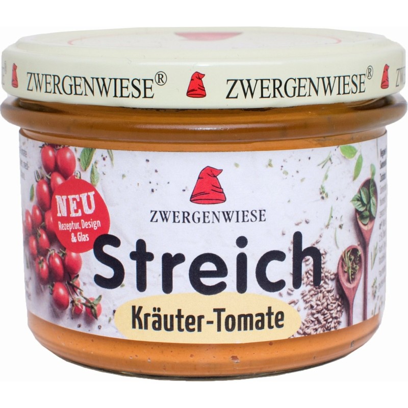 Zeliščni namaz z paradižnikom, 180 g, Zwergenwiese