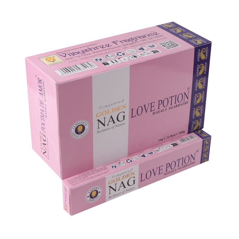 Dišeče palčke Golden Nag Love potion 15g