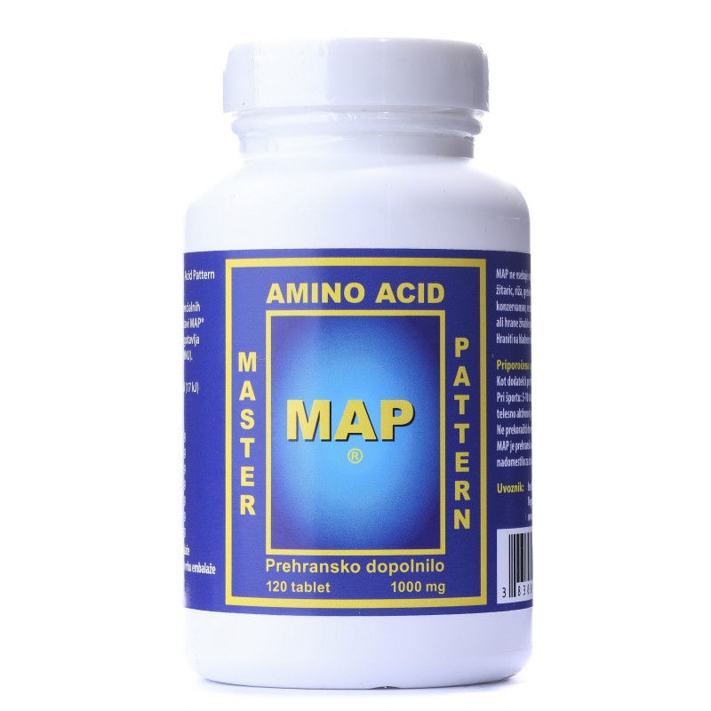 MAP-esencialne aminokisline v patentirani sestavi 120g Dr. Iztok Ostan