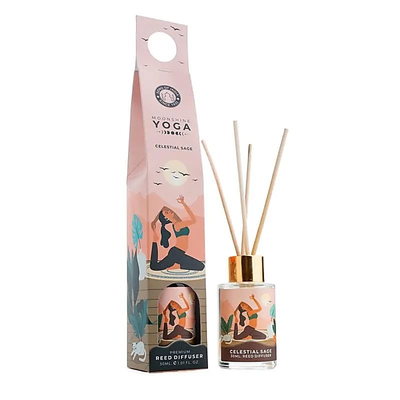 Moonshine Yoga - Celestial sage (nebeški modrec) difuzor z lesenimi palčami