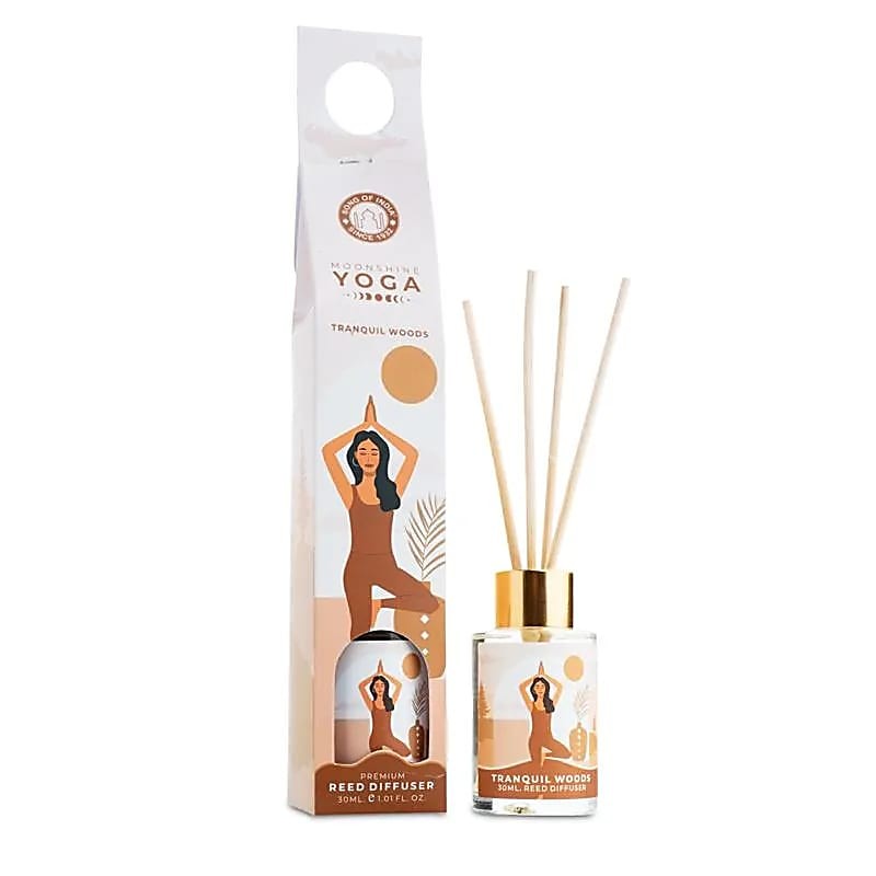 Moonshine Yoga - tranquil woods (mirni gozdovi) difuzor z lesenimi palčami