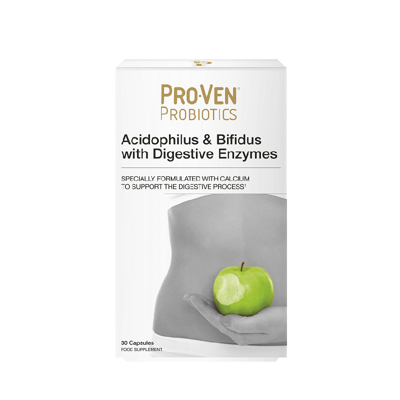 Acidophilus & Bifidus s prebavnimi encimi Proven