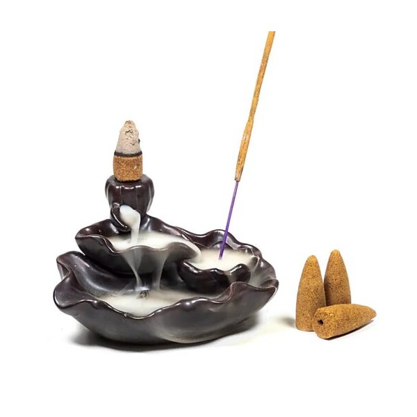 Gorilnik za kadilne brikete - dimna fontana - CVET LOTUSA