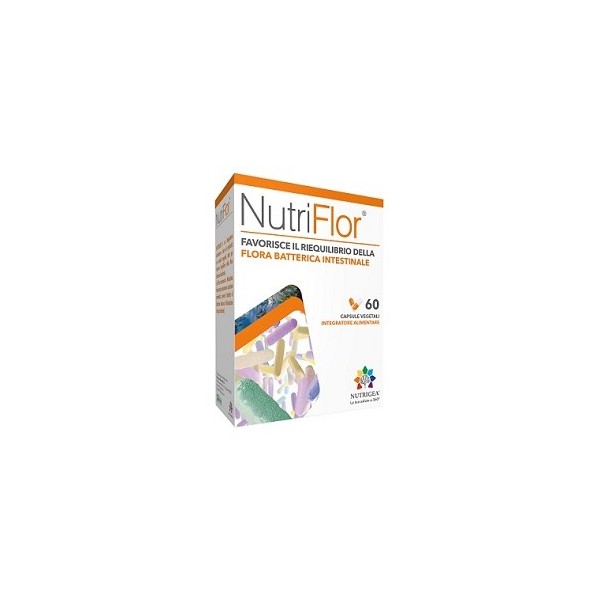 Probiotik in prebiotiki s encimi Nutriflor 60 kapsul Nutrigea