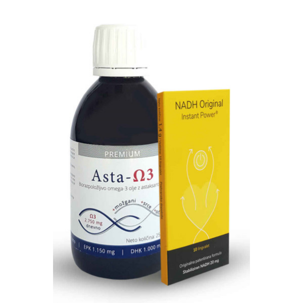 Asta omega3 250ml + gratis NADH Original 10 kapsul