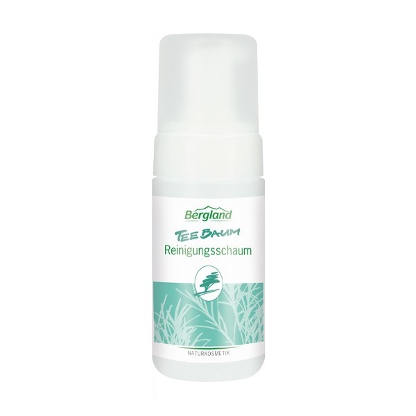 Čistilna pena s čajevcem, 100 ml, Bergland