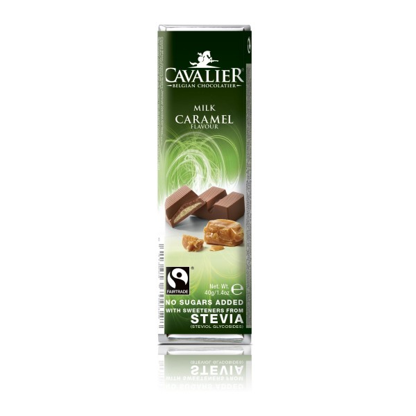 Čokolada s karamelo 40g Cavalier