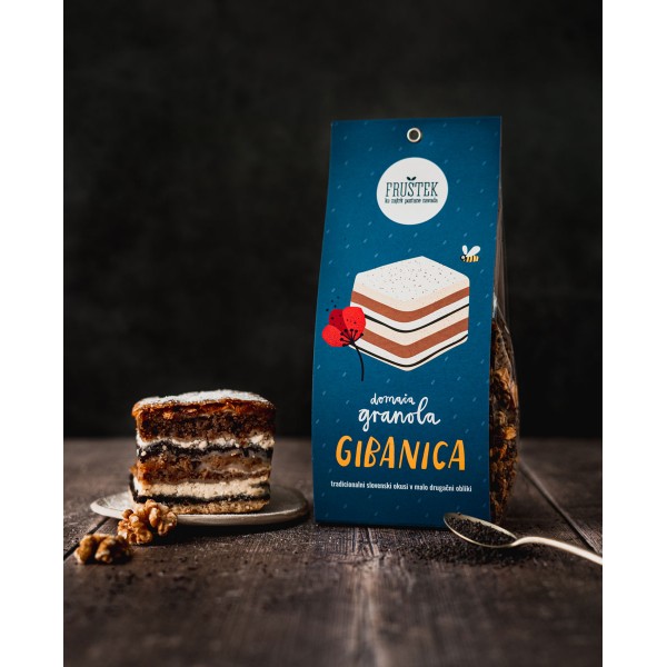 Domača granola GIBANICA 250g Fruštek