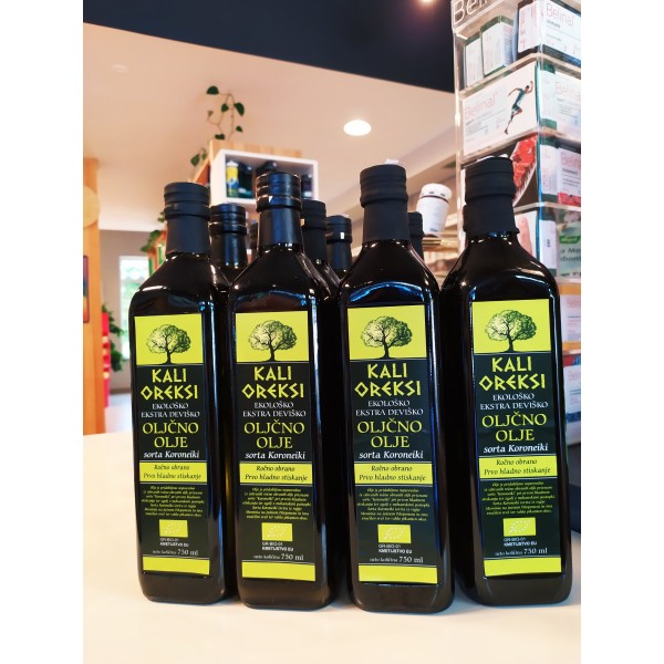 Ekološko ekstra deviško olivno olje 750 ml KALI OREKSI