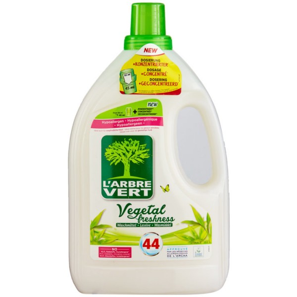 Detergent za belo in barvno perilo 2l Larbre Vert
