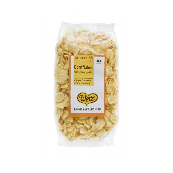 Koruzni polnozrnati kosmiči 250g Werz