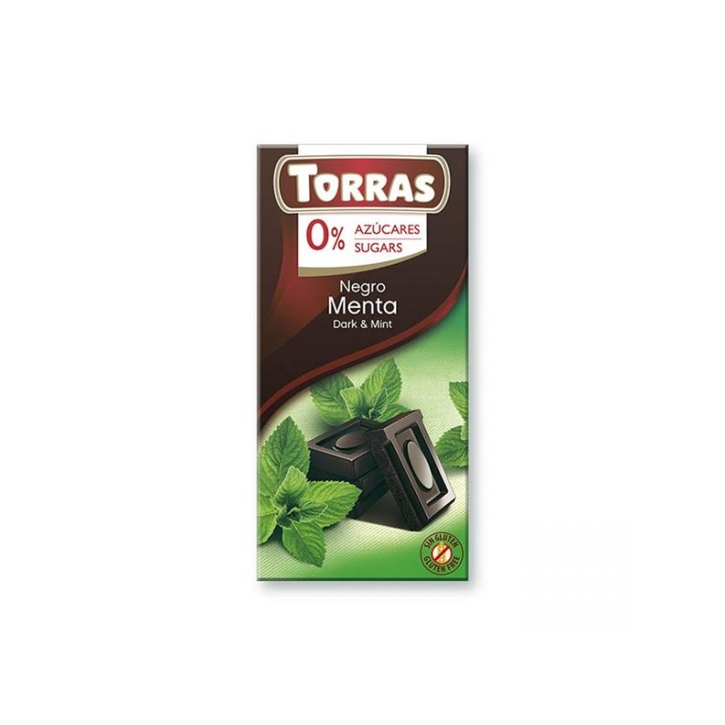 Temna čokolada z meto 75g TORRAS