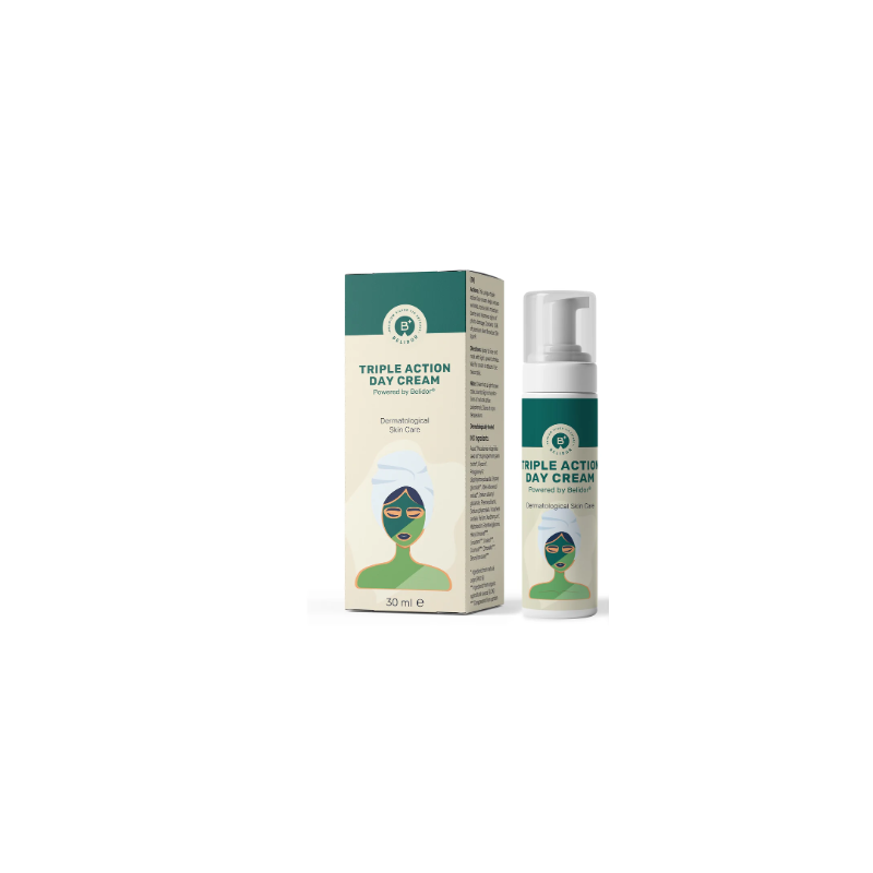 Dnevna krema Triple action  z izvlečkom bele jelke 30 ml Belidor