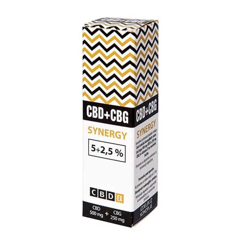 Synergy olje CBD + CBG 10ml CBDex