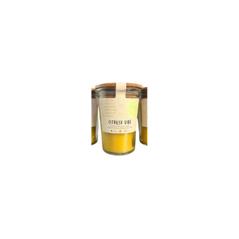 2BEES® Dišeča sveča Citrusy vibe Čebelarna novak