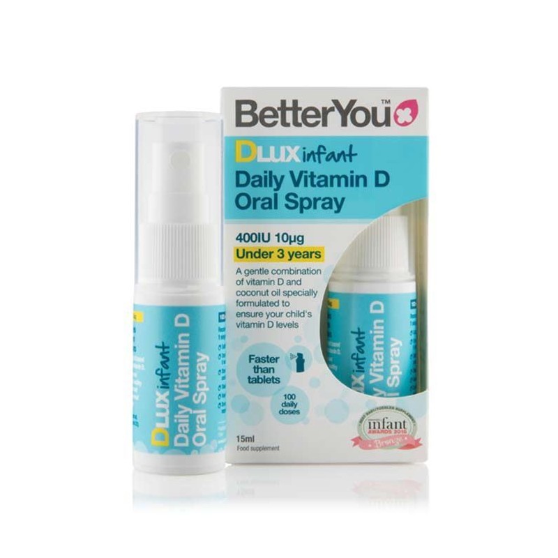 D3 vitamin 400 do 3. leta v spreju 15 ml Better you