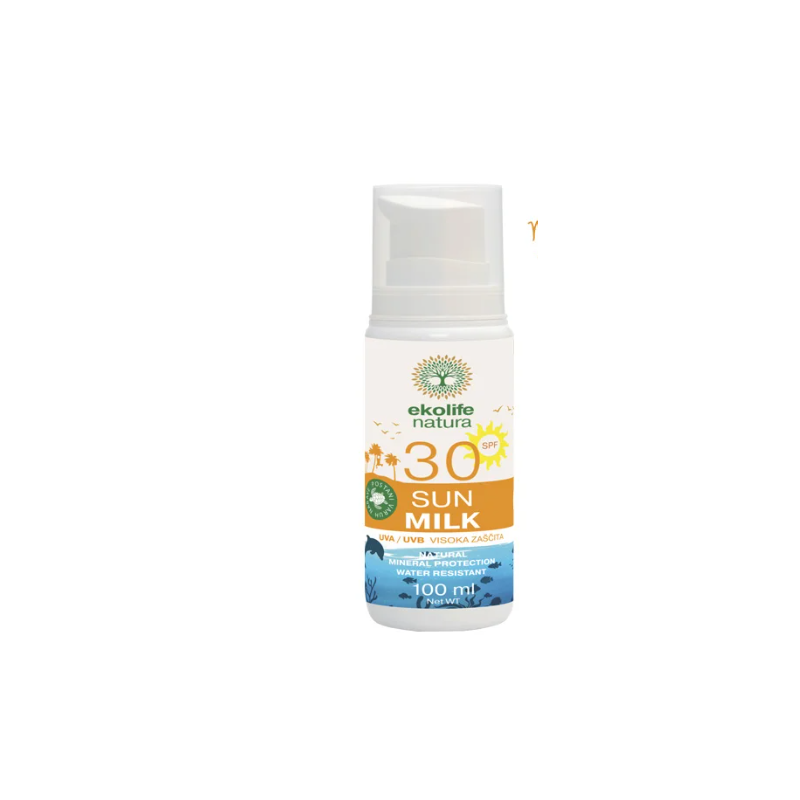 Naravna sončna krema spf30 100ml Ekolife Natura