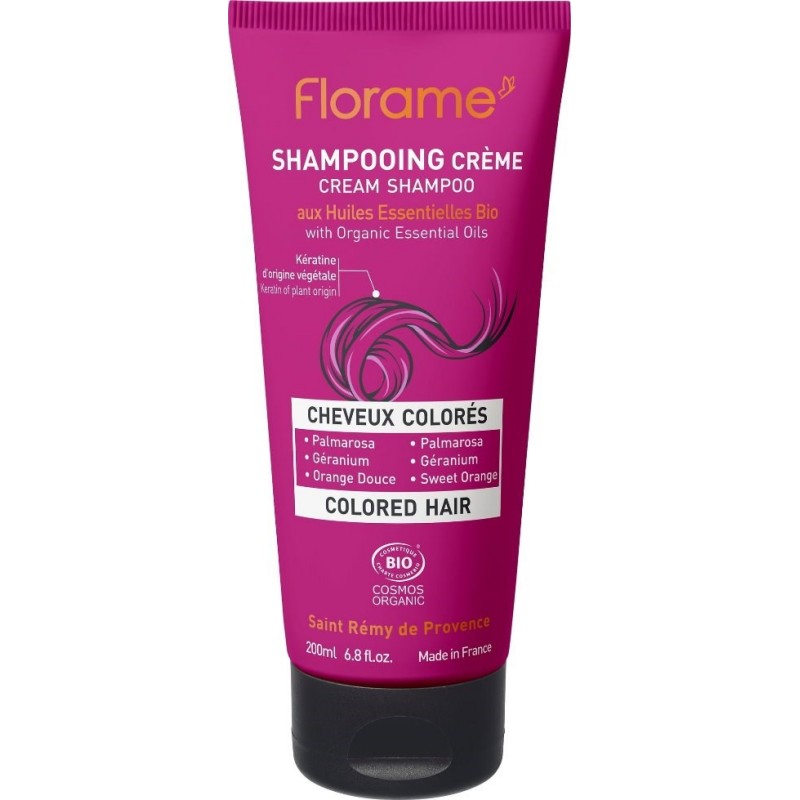 Šampon za barvane lase - kremni 200ml Florame