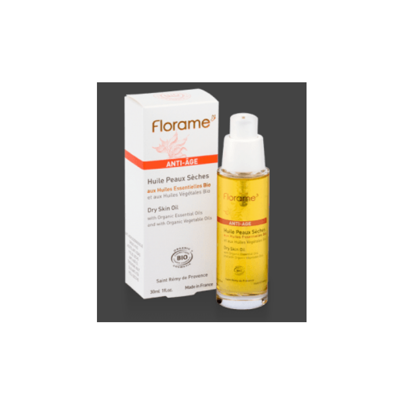 Olje proti gubicam za suho kožo 30 ml Florame
