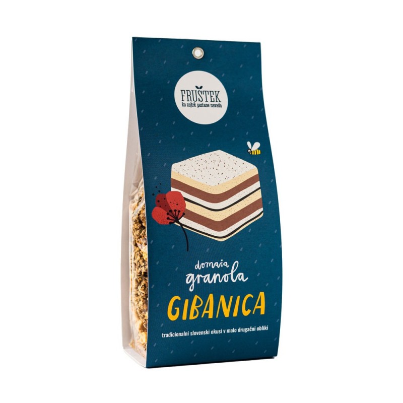 Domača granola GIBANICA 250g Fruštek