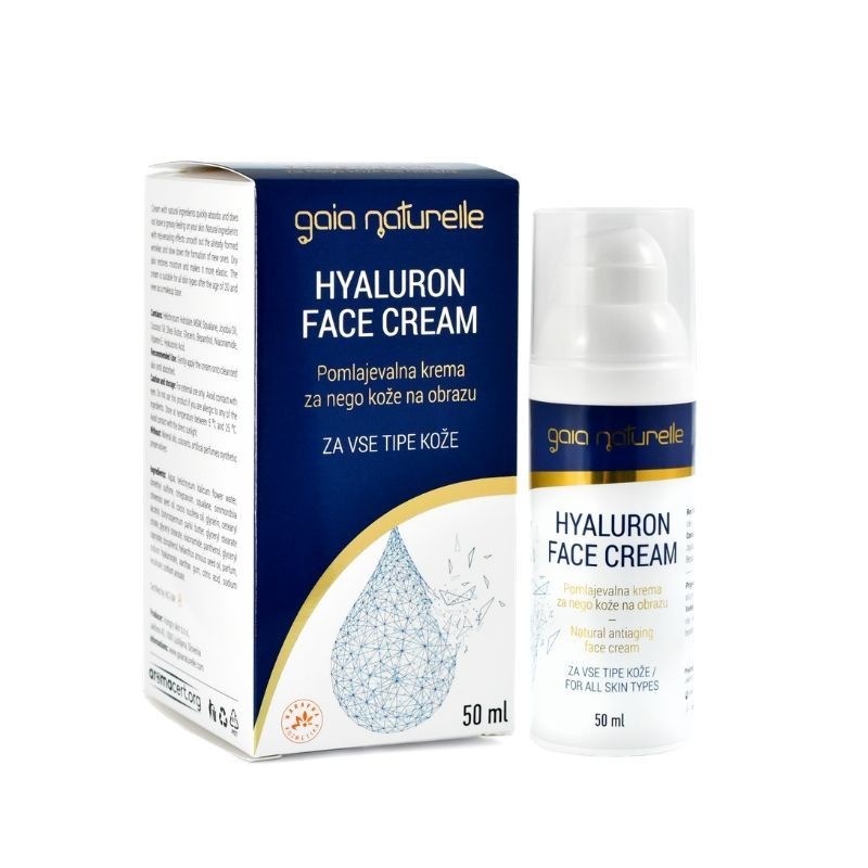 Hyaluron krema za obraz 50ml Gaia Naturelle