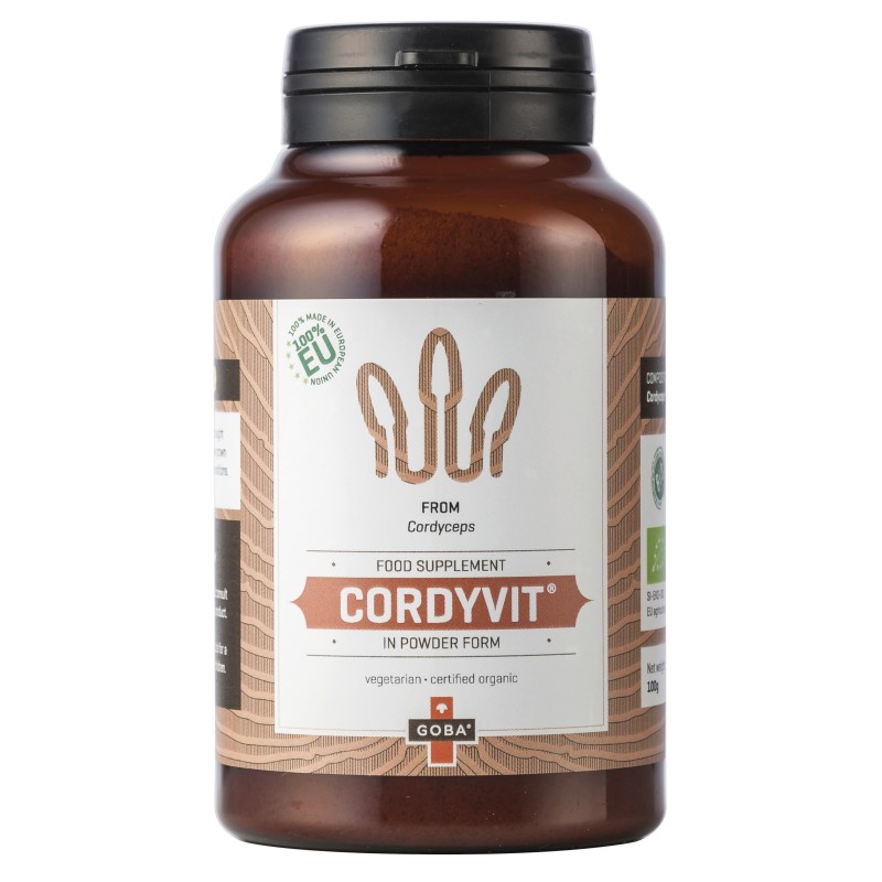 Eko cordyvit - prehransko dopolnilo iz gobe cordyceps 100g Goba