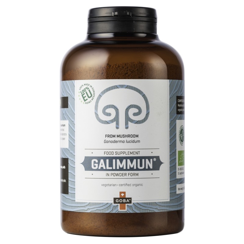 Eko Galimmum (ganoderma lucidum) v prahu 150g Goba