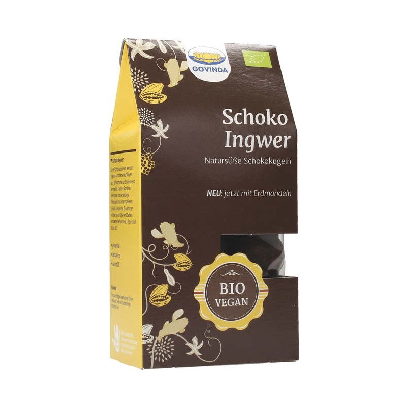 Čoko ingver kroglice 120g Govinda