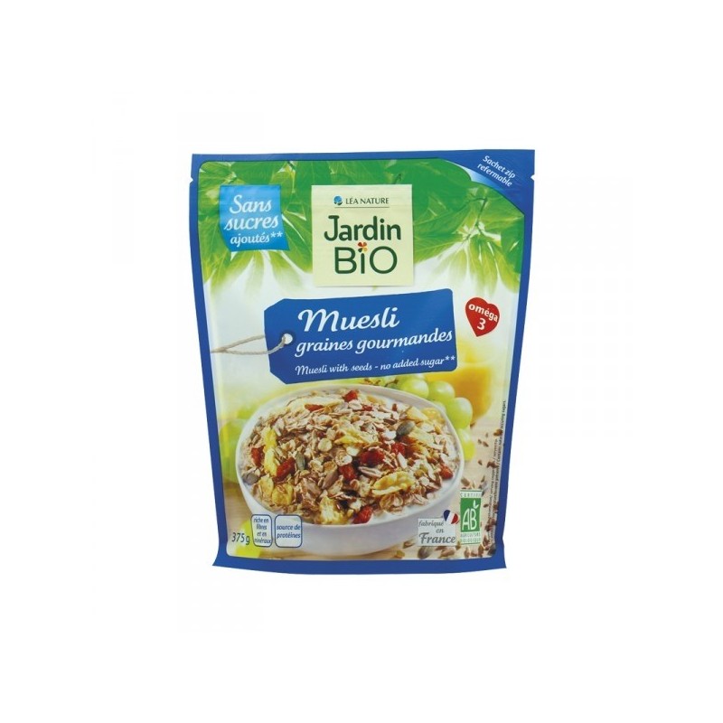 Musli s semeni bio 375g Jardin bio