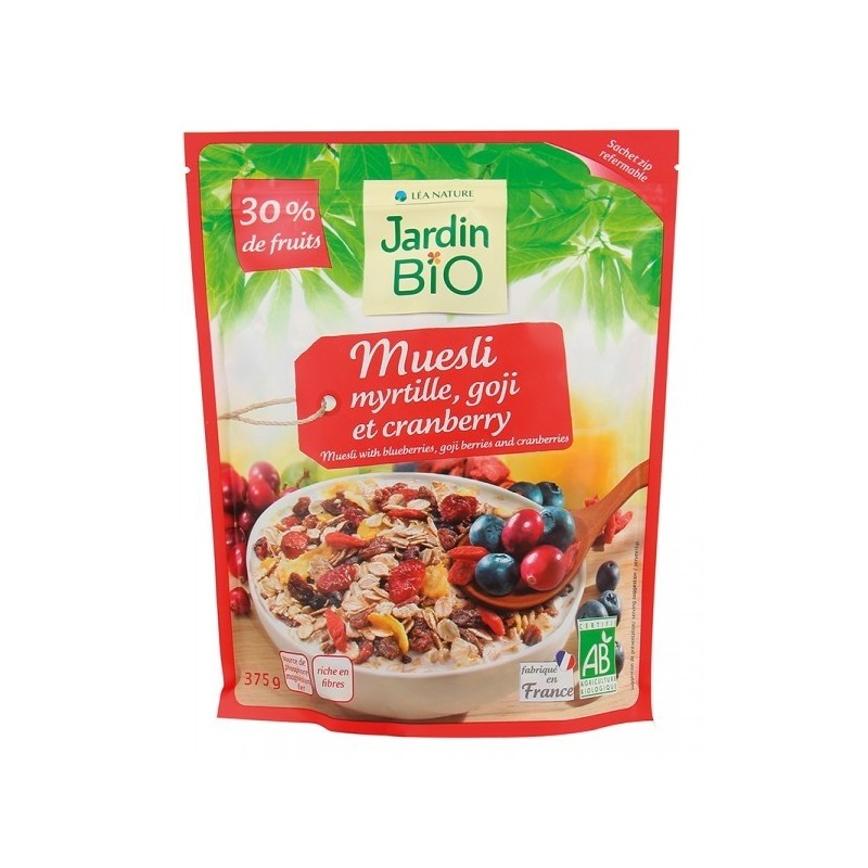 Musli s super sadjem 375g Jardin bio