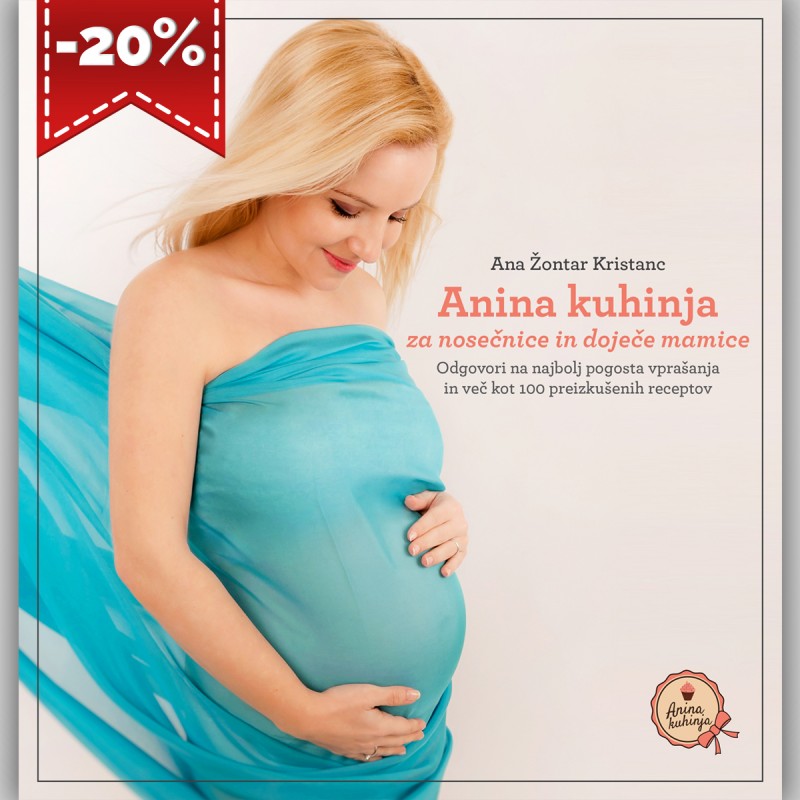 Knjiga Anina kuhinja za nosečnice in doječe matere