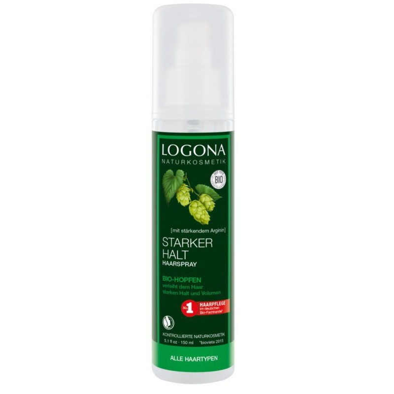 Lak za lase EKOLOŠKI HMELJ 150ml Logona