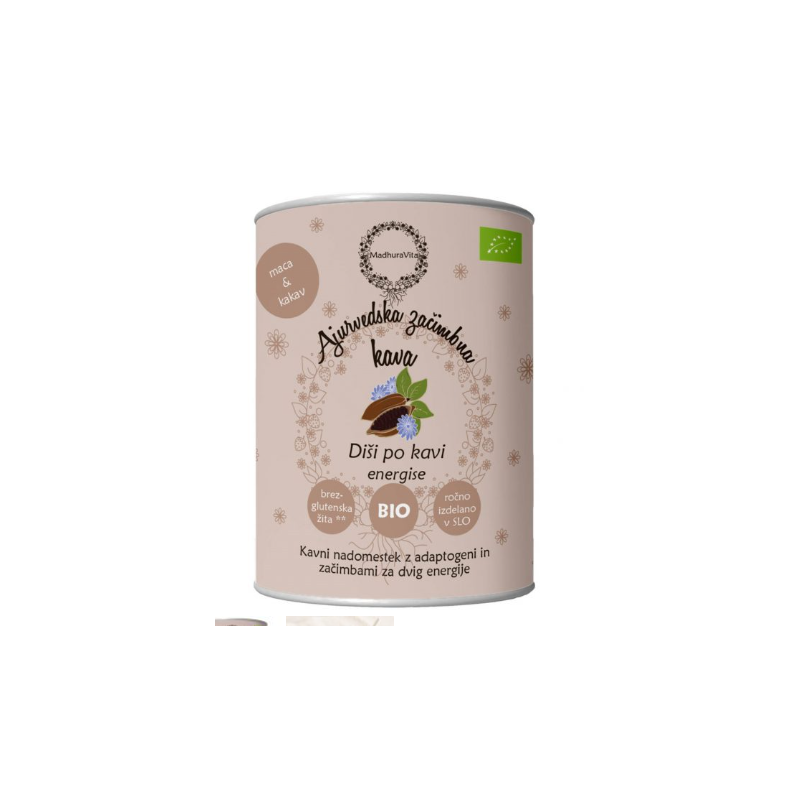 Bio Ajurvedska začimbna kava Diši po kavi energise, 130 g, MadhuraVita