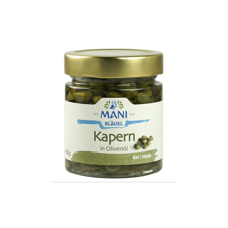 Bio kapre v oljčnem olju 180 g, MANI