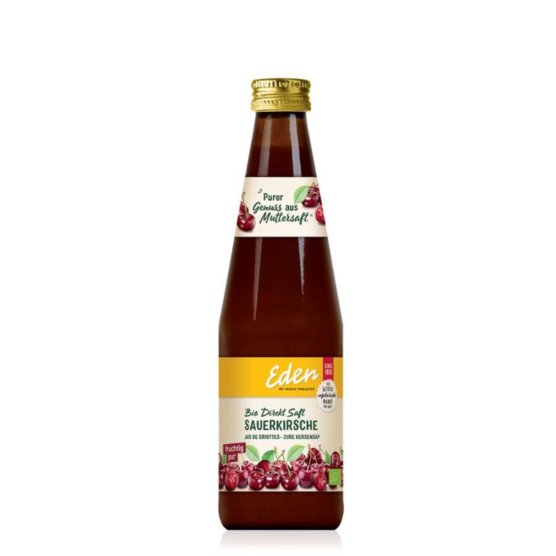 Bio matični višnjev sok, 330 ml, Eden