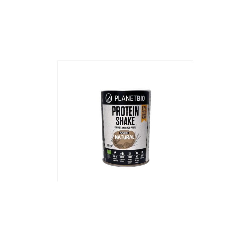Protein shake natural 600g PlanetBIO