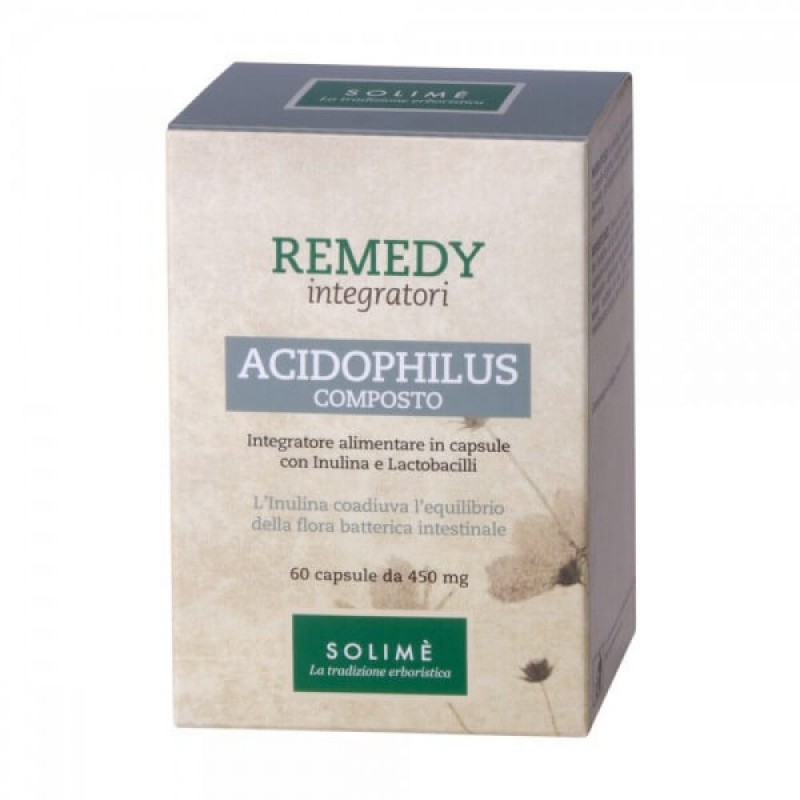 Remedy Acidophilus composto probiotik 60 kapsul Solime