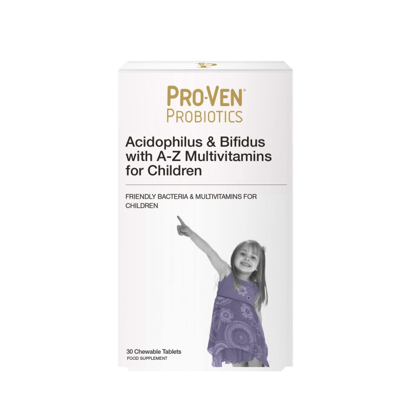 Otroški probiotik Acidophilus & Bifidus z vitamini Proven