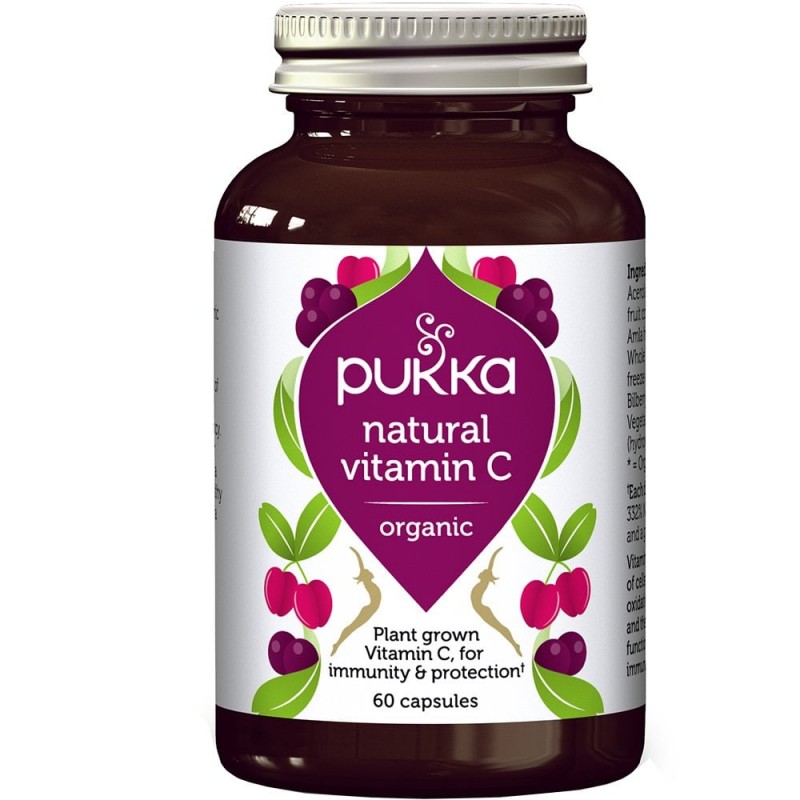 Naravni vitamin C 60 kapsul Pukka