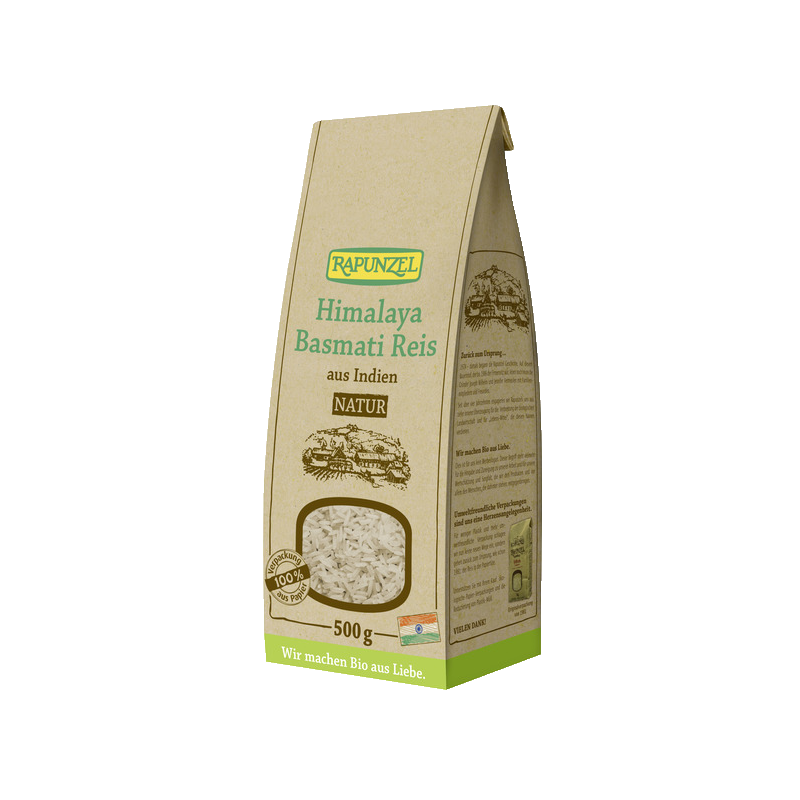 Bio rjavi riž Basmati Himalaja 500g Rapunzel