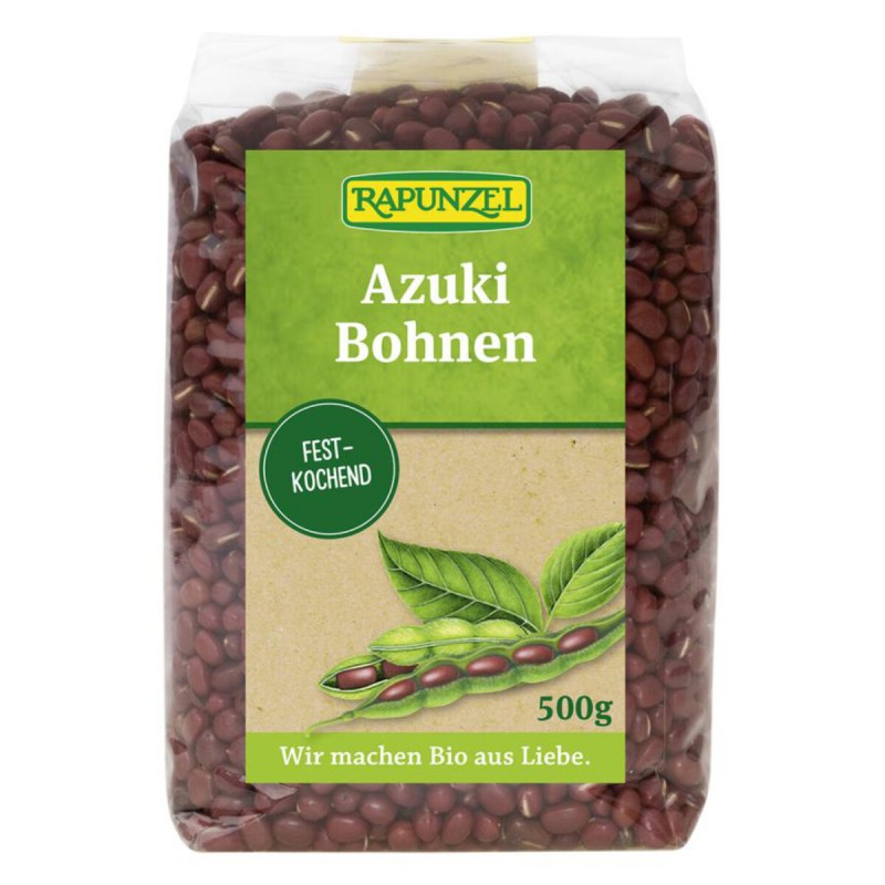 Bio fižol Azuki 500 g, Rapunzel