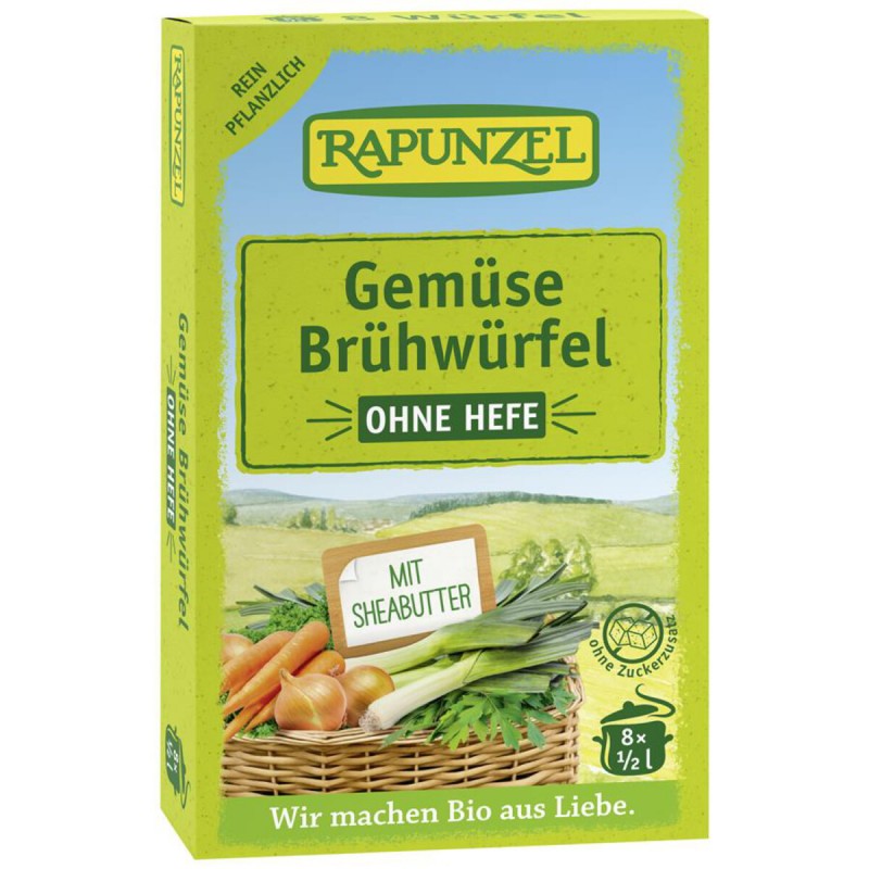 Bio zelenjavna juha brez kvasa, 80 g, Rapunzel