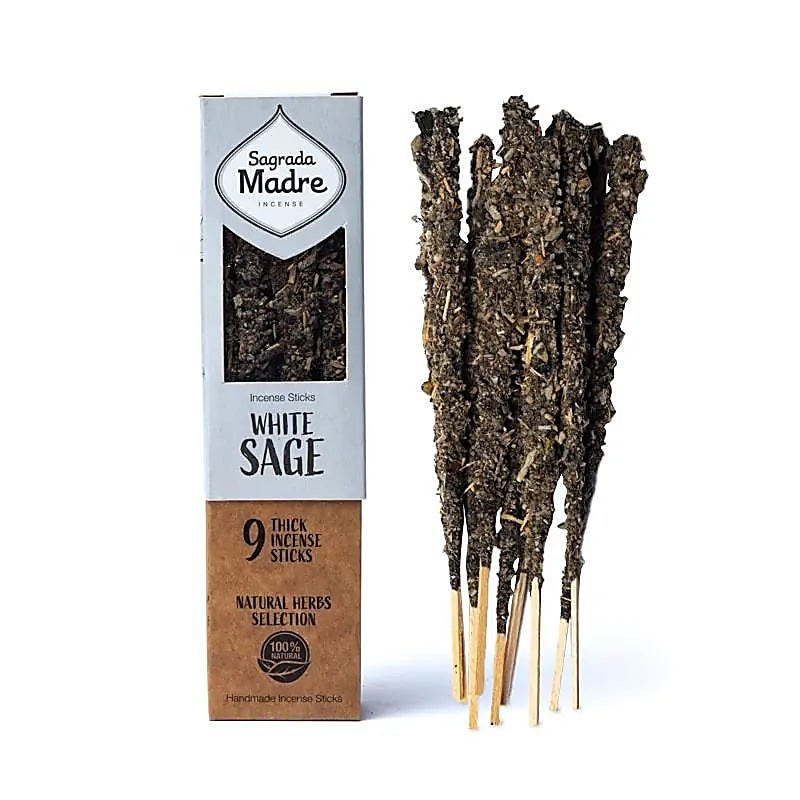 Sagrada Madre - zeliščno kadilo beli žajbelj